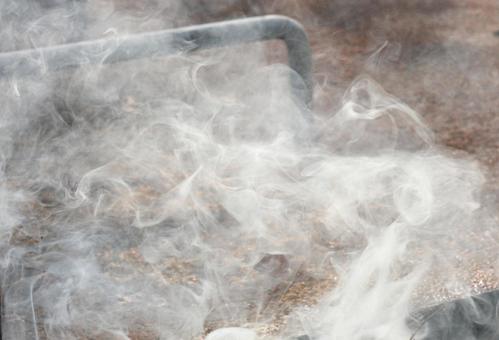 柔らかい煙 煙,燃える,火事の写真素材