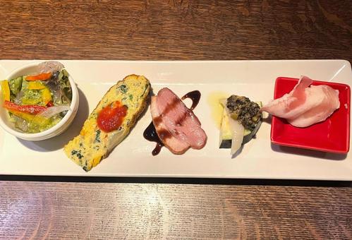 オードブル フード,おつまみ,前菜の写真素材