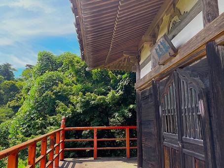 旭山観音堂 旭山観音堂 旭山観音堂,お堂,神社の写真素材
