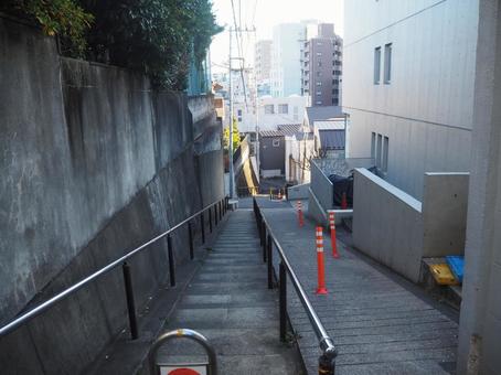 東京の急階段 東京の急階段の写真