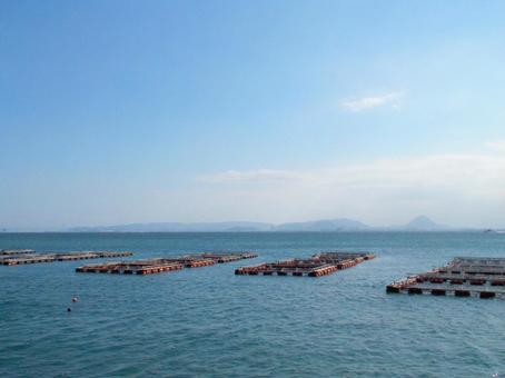 Sea and sky, समुद्र, खाली, नीला आकाश, JPG