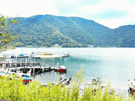 中禅寺湖の風景 中禅寺湖の風景の写真
