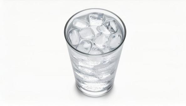 炭酸水 氷入り 炭酸水 氷入りの写真