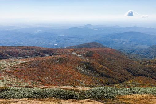 秋色に染まる 栗駒山の絶景 秋色に染まる 栗駒山の絶景の写真