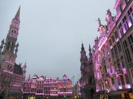 ベルギーの世界遺産のグランプラス ベルギーの世界遺産のグランプラス ベルギー,ブリュッセル,グランプラスの写真素材