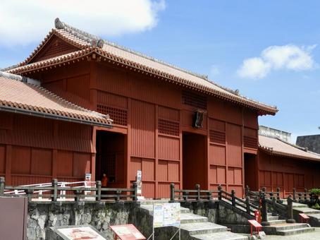 首里城奉神門 首里城奉神門 首里城,首里城公園,奉神門の写真素材