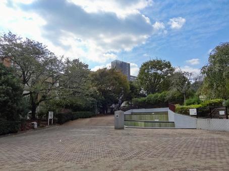 高輪公園の入口 高輪公園の入口の写真