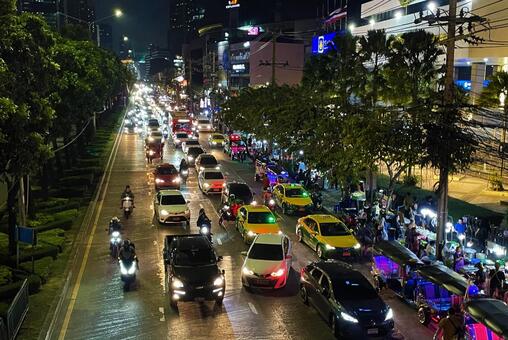 タイの街中 タイ,街中,町の写真素材