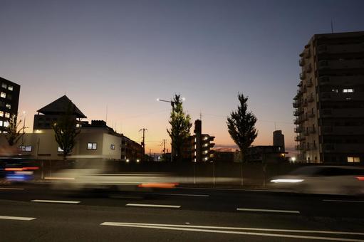車のレーザービーム 速度,乗り物,自動車の写真素材