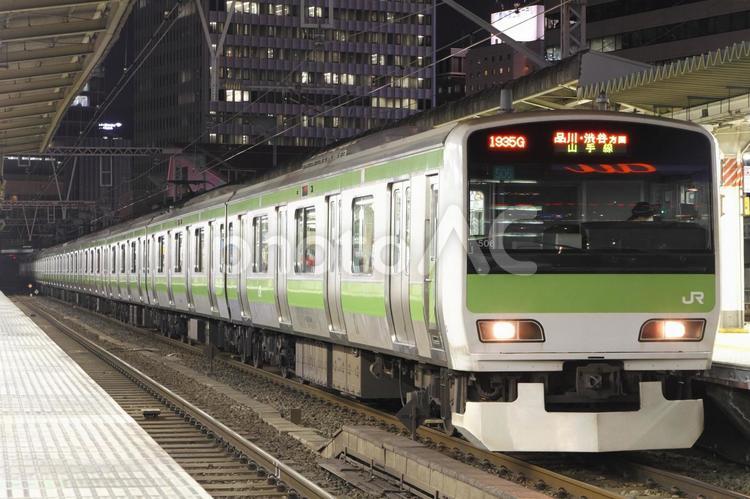 JR山手線、E231系500番台 山手線,e231系,車両の写真素材
