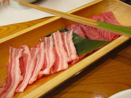 豚しゃぶ 豚しゃぶ 豚しゃぶ,しゃぶしゃぶ,ロース肉の写真素材