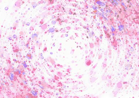背景 点 回る 回転 桜 幻想的 桃色 背景 点 回る 回転 桜 幻想的 桃色 背景,パステル,画用紙の写真素材