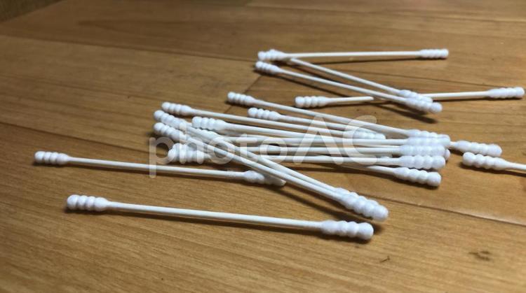 散らかった綿棒-Ⅲ 衛生用品,イライラ,整理整頓の写真素材