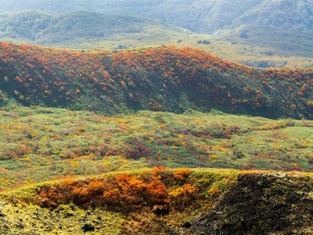 紅葉の秋田駒ケ岳 紅葉の秋田駒ケ岳の写真