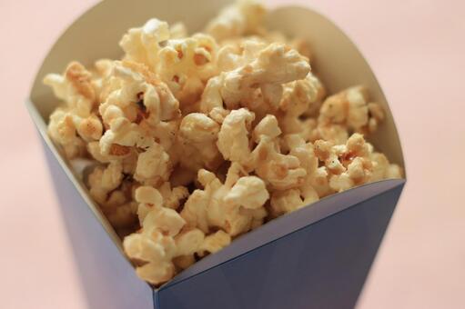 手作りシュガーバターポップコーンB ポップコーン,スナック,お菓子の写真素材