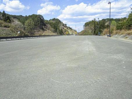 道路と路肩 道路と路肩 道路,路肩,風景の写真素材