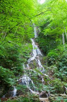 秋色の安曇野 樽沢の三段の滝 秋色の安曇野 樽沢の三段の滝 信州,安曇野,安曇野市の写真素材