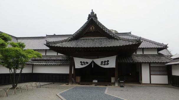 真田邸　正面玄関 真田邸,松代城,海津城の写真素材