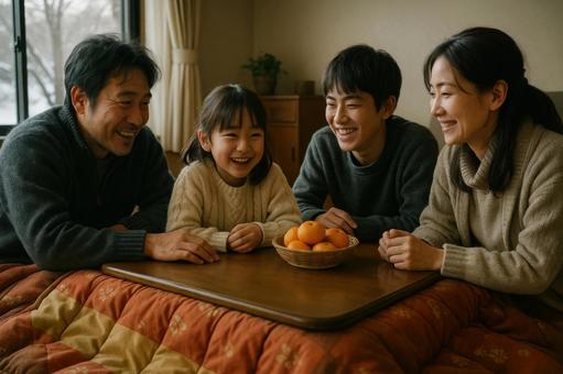 家族で過ごす冬休み 家族で過ごす冬休みの写真