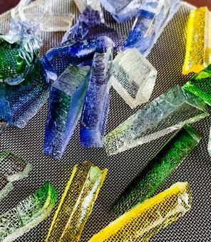 Photo, amber sugar, confectionery, agar, 