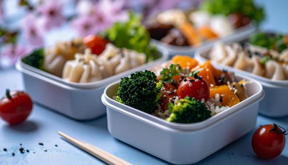 子供のお弁当 子供のお弁当の写真