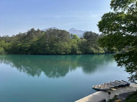 五色沼 五色沼 自然,沼,五色沼の写真素材