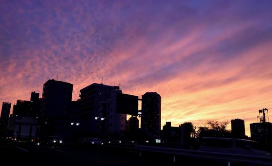 夕焼け 夕焼けの写真