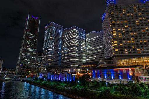 都市夜景 都市夜景 都市夜景,夜景,夜の写真素材