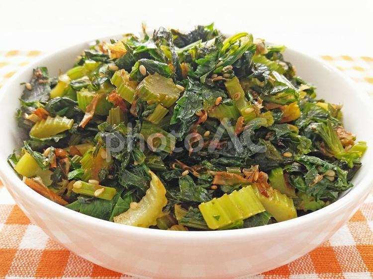 きざみセロリの醤油炒め セロリ,刻み,調理の写真素材