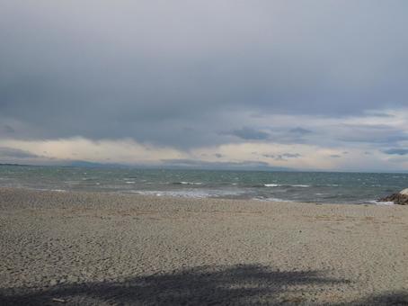 海 曇天 海 曇天の写真