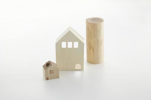 住宅イメージ 住宅イメージ 家,イメージ,木製の写真素材