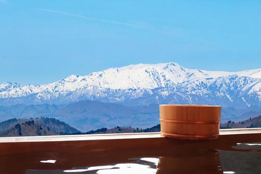 A spectacular open-air bath that you can enter while watching the snowy landscape, JPG A spectacular open-air bath that you can enter while watching the snowy landscape, hot spring, outdoor bath, bath, JPG