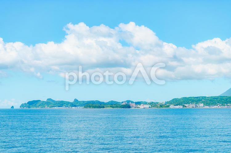船から見える海の絶景 船旅,船上,航海の写真素材