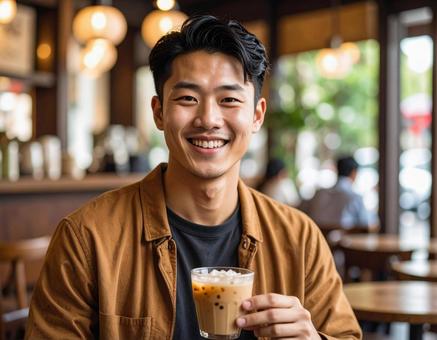 昭和レトロ・アンティーク喫茶でアイス珈琲 昭和レトロ・アンティーク喫茶でアイス珈琲の写真