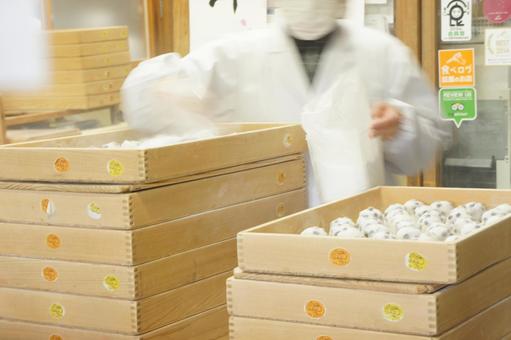 和菓子 和菓子,人気店,あんこの写真素材