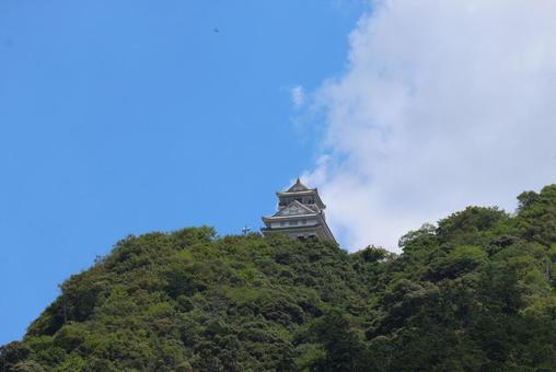 7月下旬の金華山と岐阜城の天守 7月下旬の金華山と岐阜城の天守 金華山,山,岐阜城の写真素材