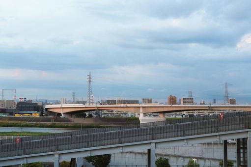 高速道路 高速道路 街の風景,高速,道路の写真素材