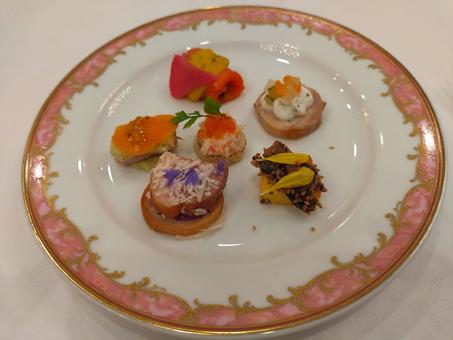 アンティパスト アンティパスト アンティパスト,前菜,色々の写真素材