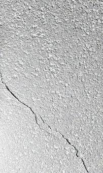 ひび割れたコンクリートの壁 ひび割れ,壁,亀裂の写真素材