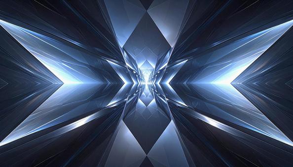 光の矢印 幾何学的抽象背景の写真