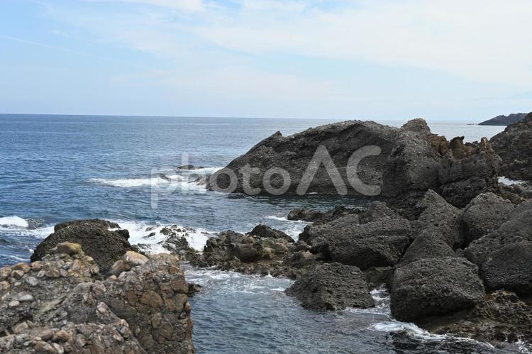青森の夏の海岸 青森,海岸,夏の写真素材