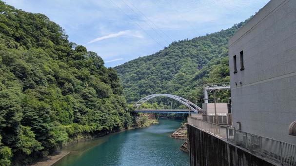 宮ヶ瀬ダムの景色 宮ヶ瀬ダムの景色の写真