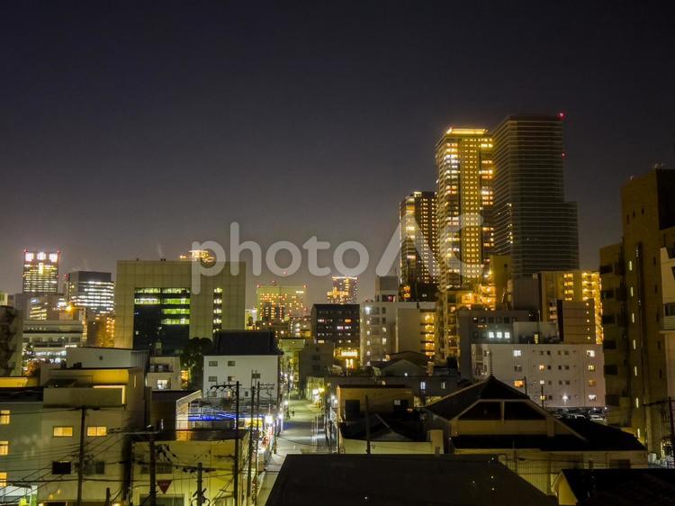 街並みの夜景 夜景,街並み,夜の写真素材