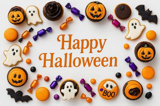 ハロウィンのお菓子 ハロウィンのお菓子の写真