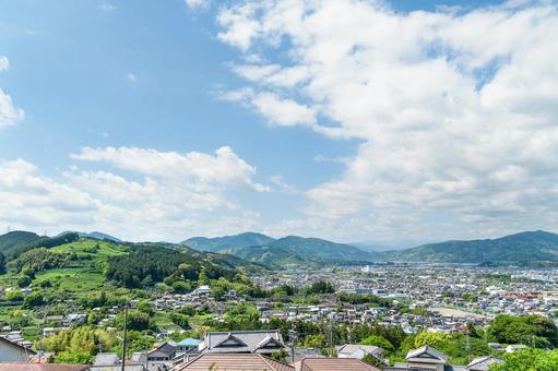 島田市 金谷の街並み(静岡) 島田市 金谷の街並み(静岡) 島田市,金谷,静岡の写真素材