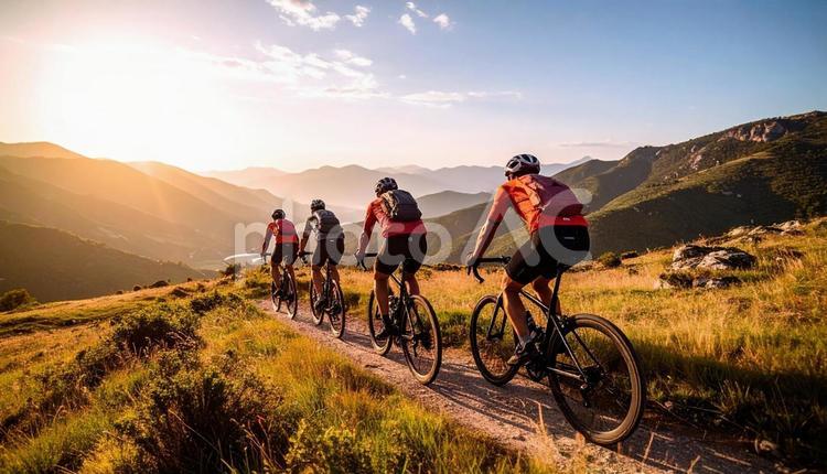 トライアスロン　自転車をこぐ選手たち 自転車,サングラス,バイクの写真素材
