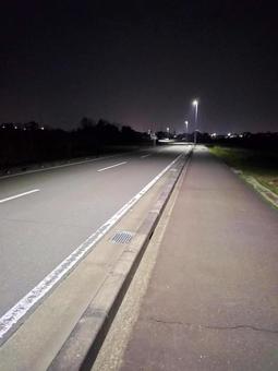 夜道の写真