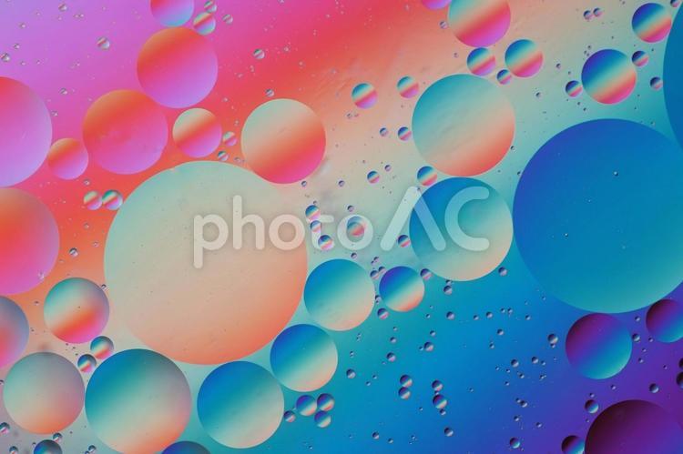 抽象的イメージ 虹色,幻想的,化学の写真素材
