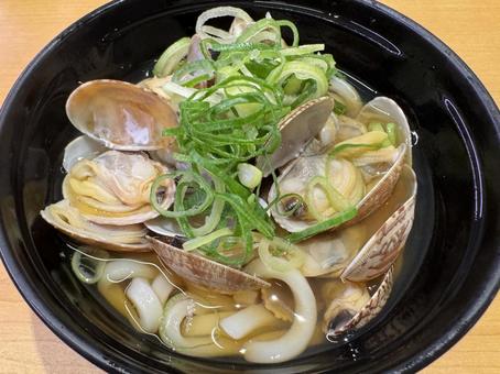 あさりうどんの写真
