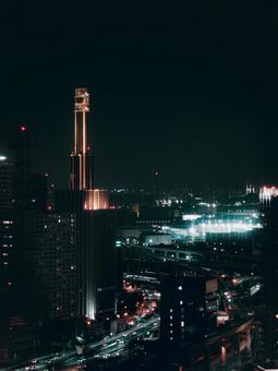 神戸の街 夜,美しい,夜景の写真素材